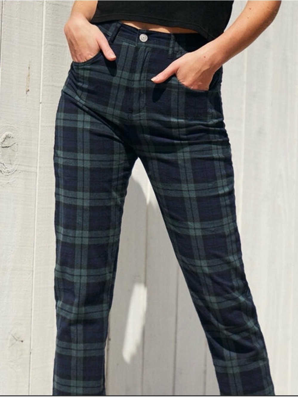 Brandy Melville, John Galt, plaid Jane pants